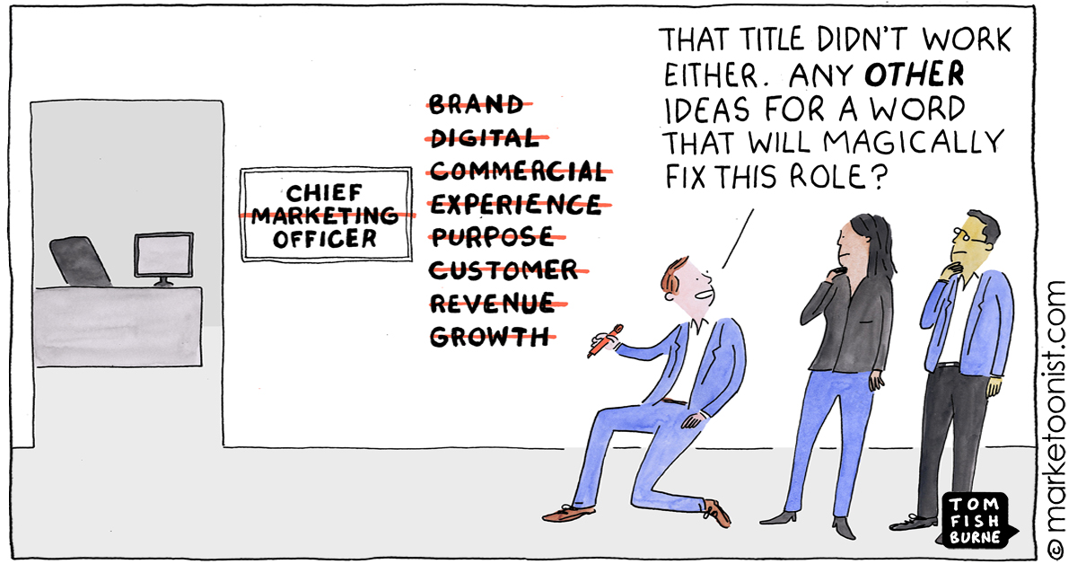 Chief Marketing Officer cartoon