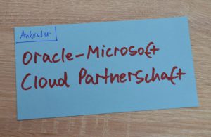 Oracle-Microsoft Cloud Partnerschaft